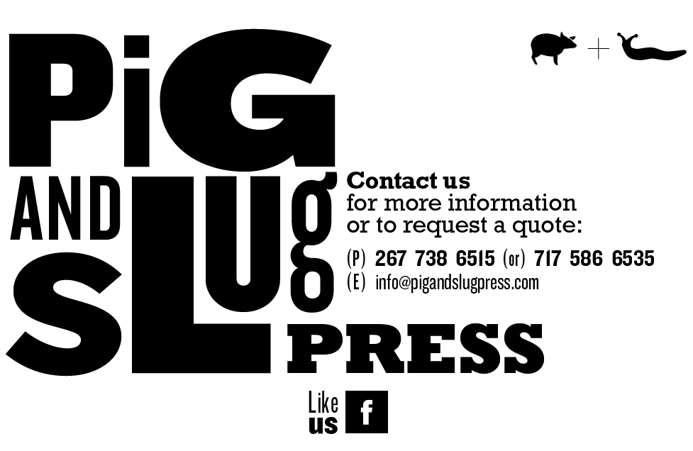 Like Pig and Slug Press on Facebook!